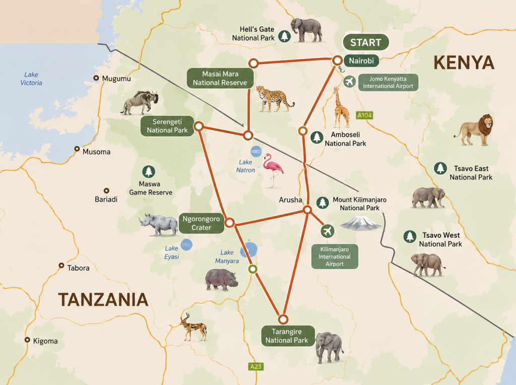 12-Day Kenya & Tanzania Migration Safari.