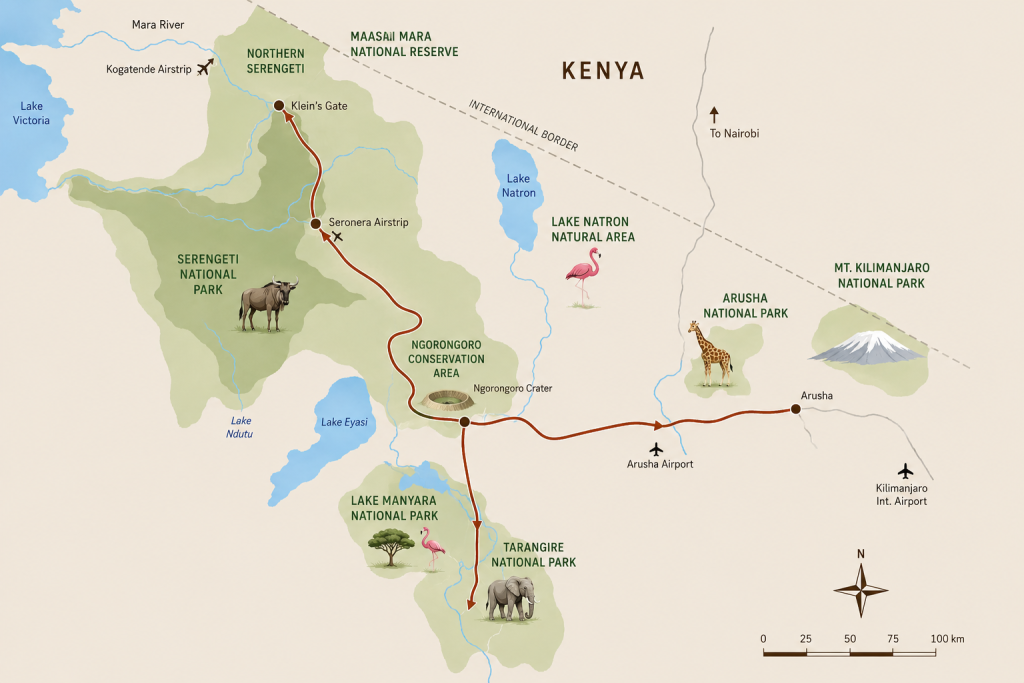5-Day Best of Tanzania Luxury Safari